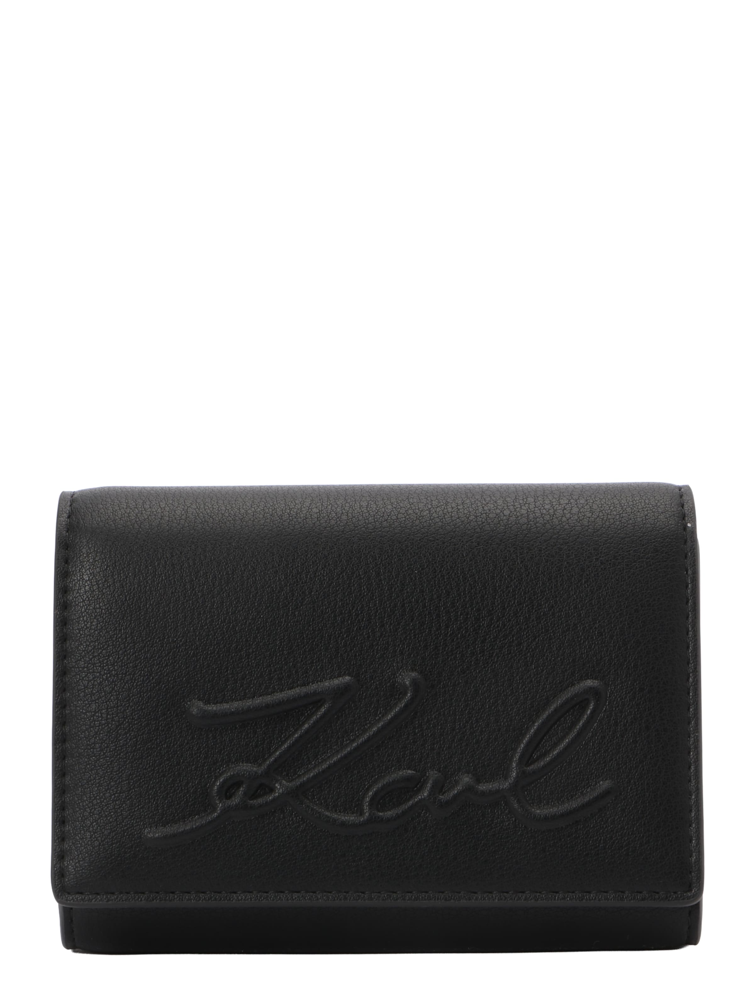 Karl Lagerfeld Wallet in Black: front
