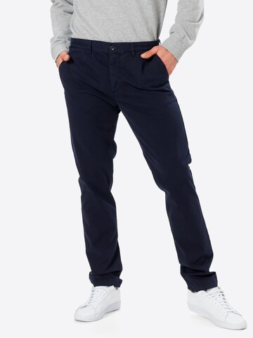 Regular Pantaloni de la UNITED COLORS OF BENETTON pe albastru: față