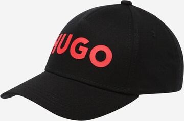 HUGO Cap in Black: front