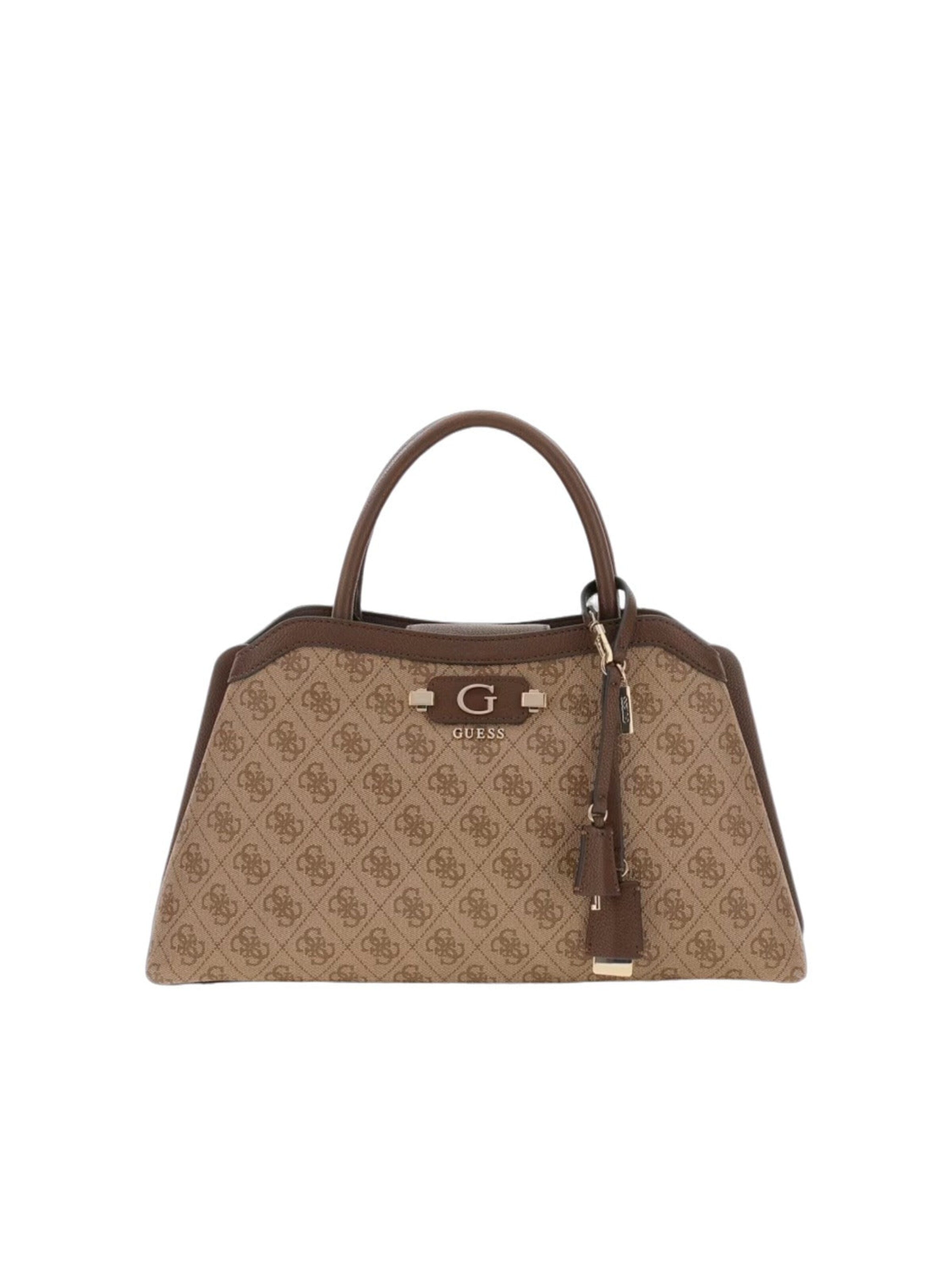 GUESS - Bolso de mano 'Main Lindsey Latte' en beige: frente