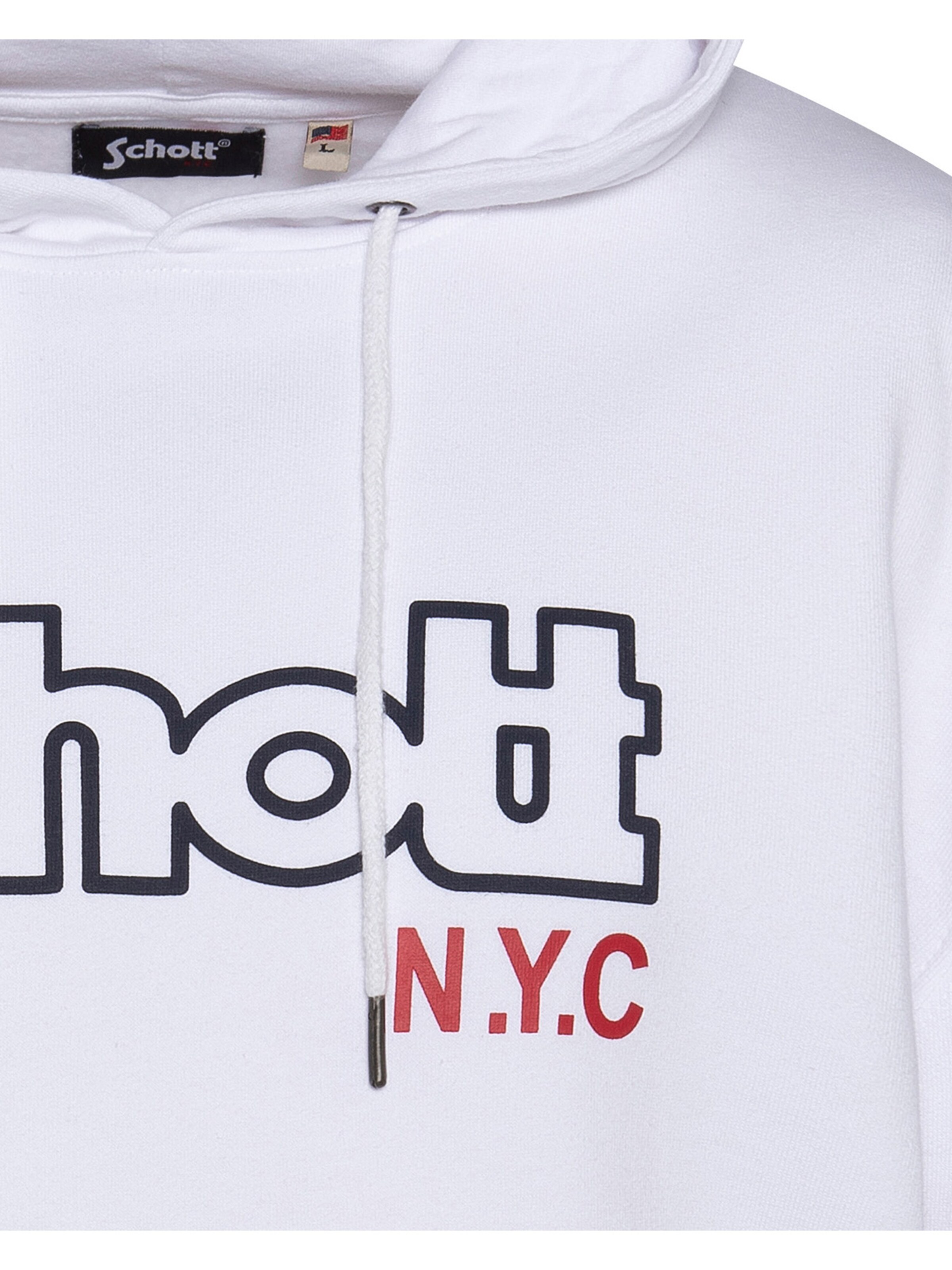 Schott NYC Sweatshirt‌‌‌ in Weiß