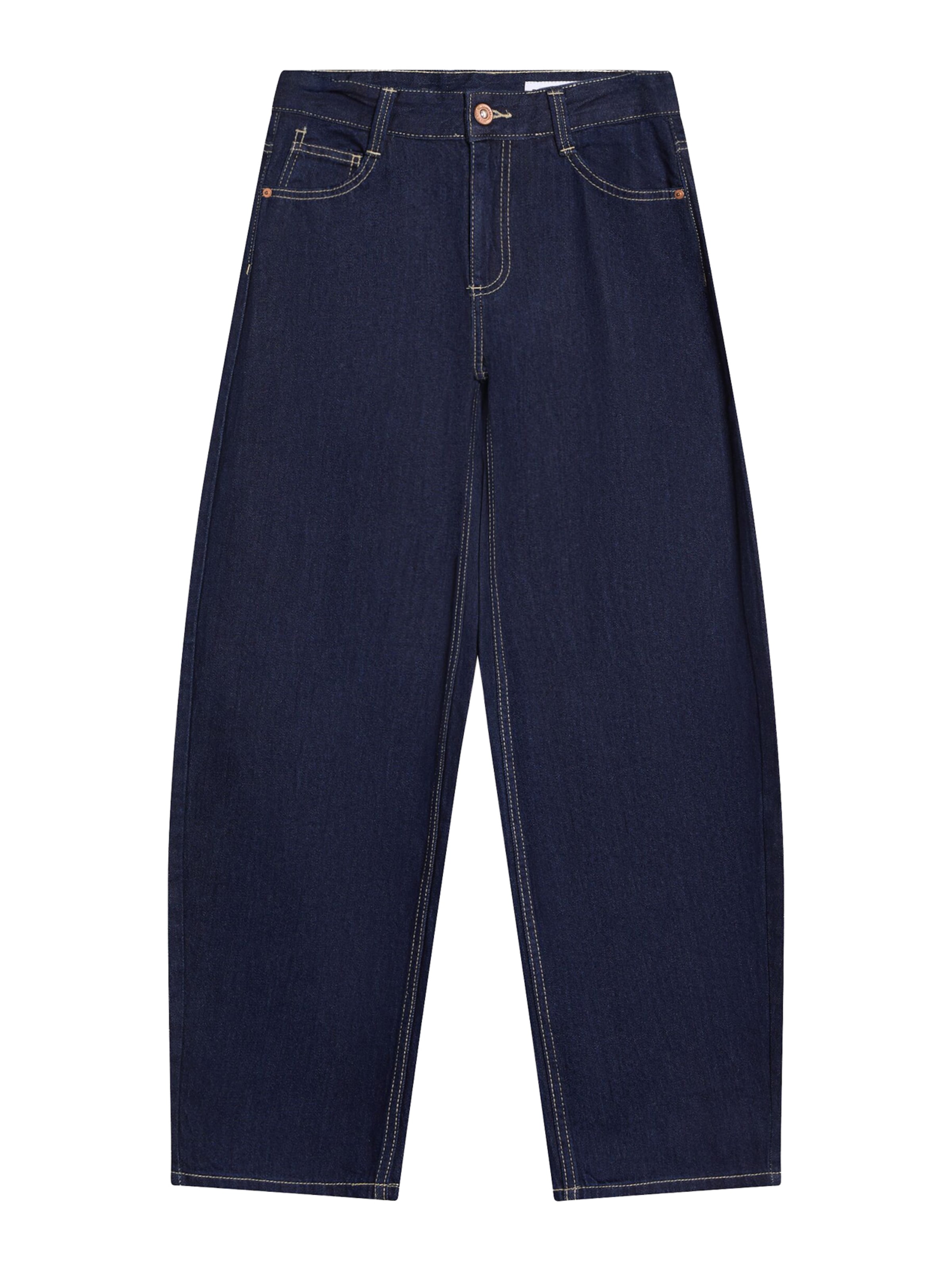 Bershka Tønde Jeans i blå: forside