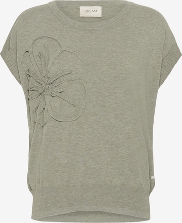 Pull-over 'Dela' Cream en vert : devant