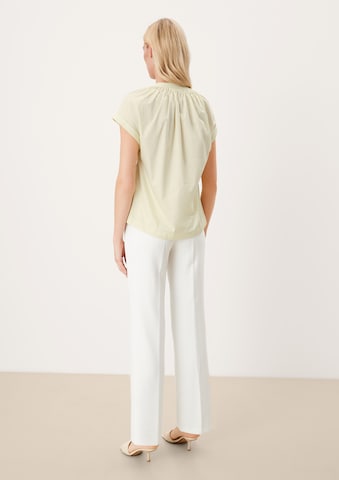 s.Oliver BLACK LABEL Blouse in Yellow