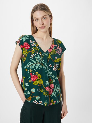 Blutsgeschwister Bluse 'Liberty' in Grün: Vorderseite