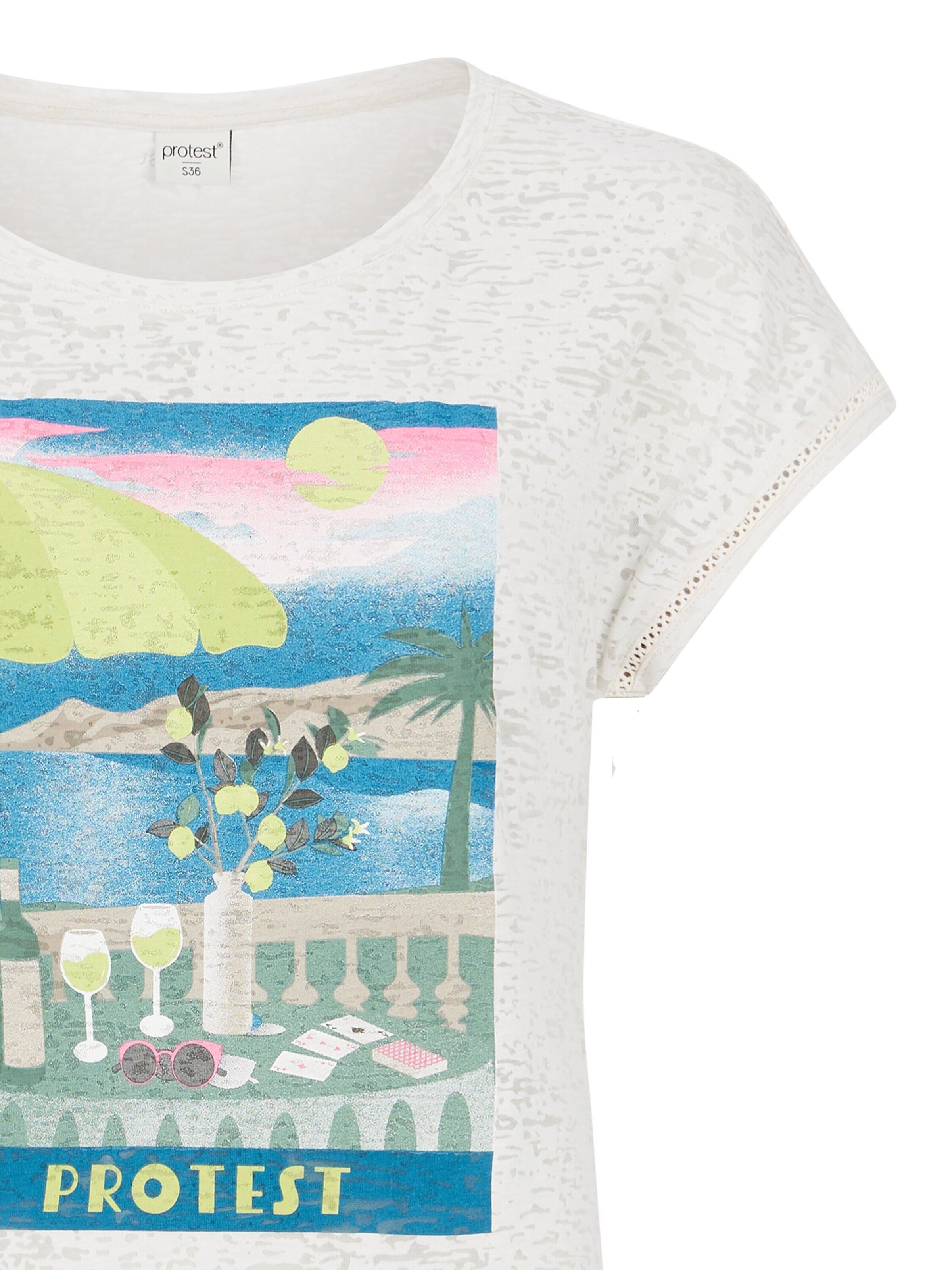 PROTEST Shirt 'PRTElles 25' in White