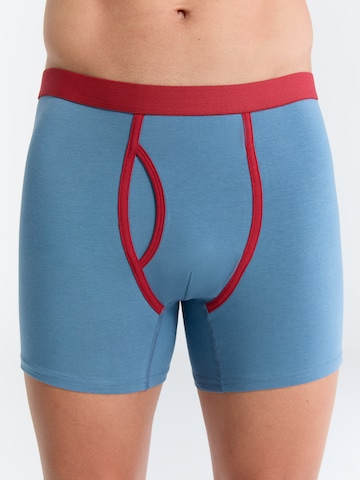 Albero Natur Boxershorts in Blau: Vorderseite