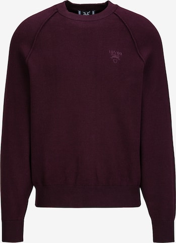 19V69 ITALIA Trui 'Lito' in Rood: voorkant