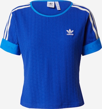 Tricou 'Adicolor 70S ' de la ADIDAS ORIGINALS pe albastru: față