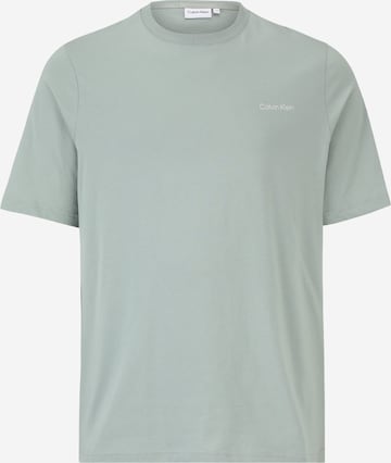 Calvin Klein Big & Tall Majica | siva barva: sprednja stran