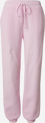 Abercrombie & Fitch Tapered Broek 'ESSENTIAL SUNDAY' in Roze: voorkant