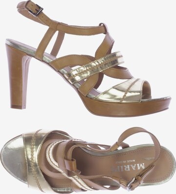 Maripå Sandals & High-Heeled Sandals in 37,5 in Brown: front