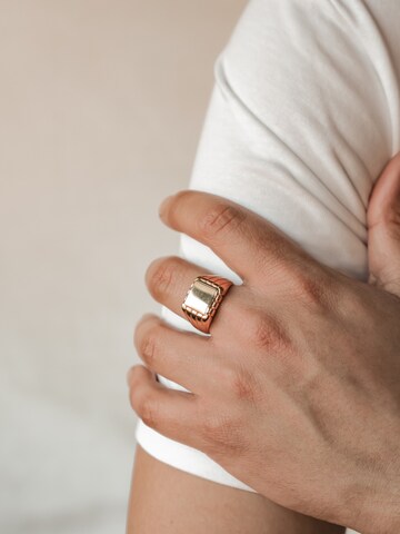 Hey Happiness Ring 'Signet' in Gold
