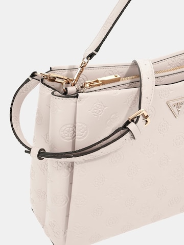 GUESS Shoulder Bag 'Tisha' in Beige