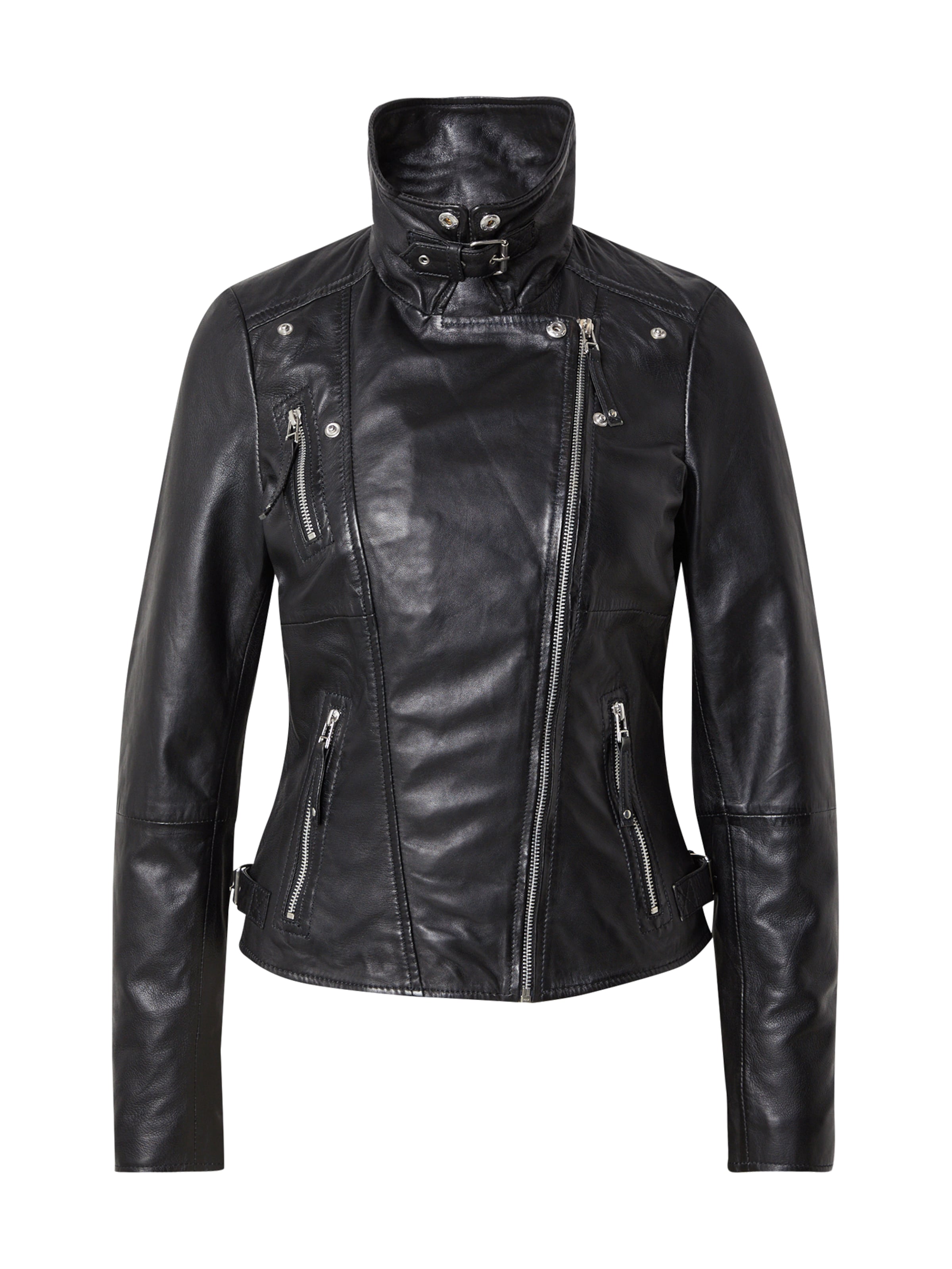 FREAKY NATION Kurtka przejściowa &#x27;BikerPrincess&#x27; w kolorze czarny: przód