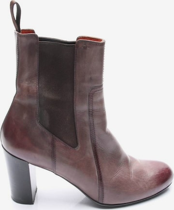 Santoni Dress Boots in 39 in Purple: front