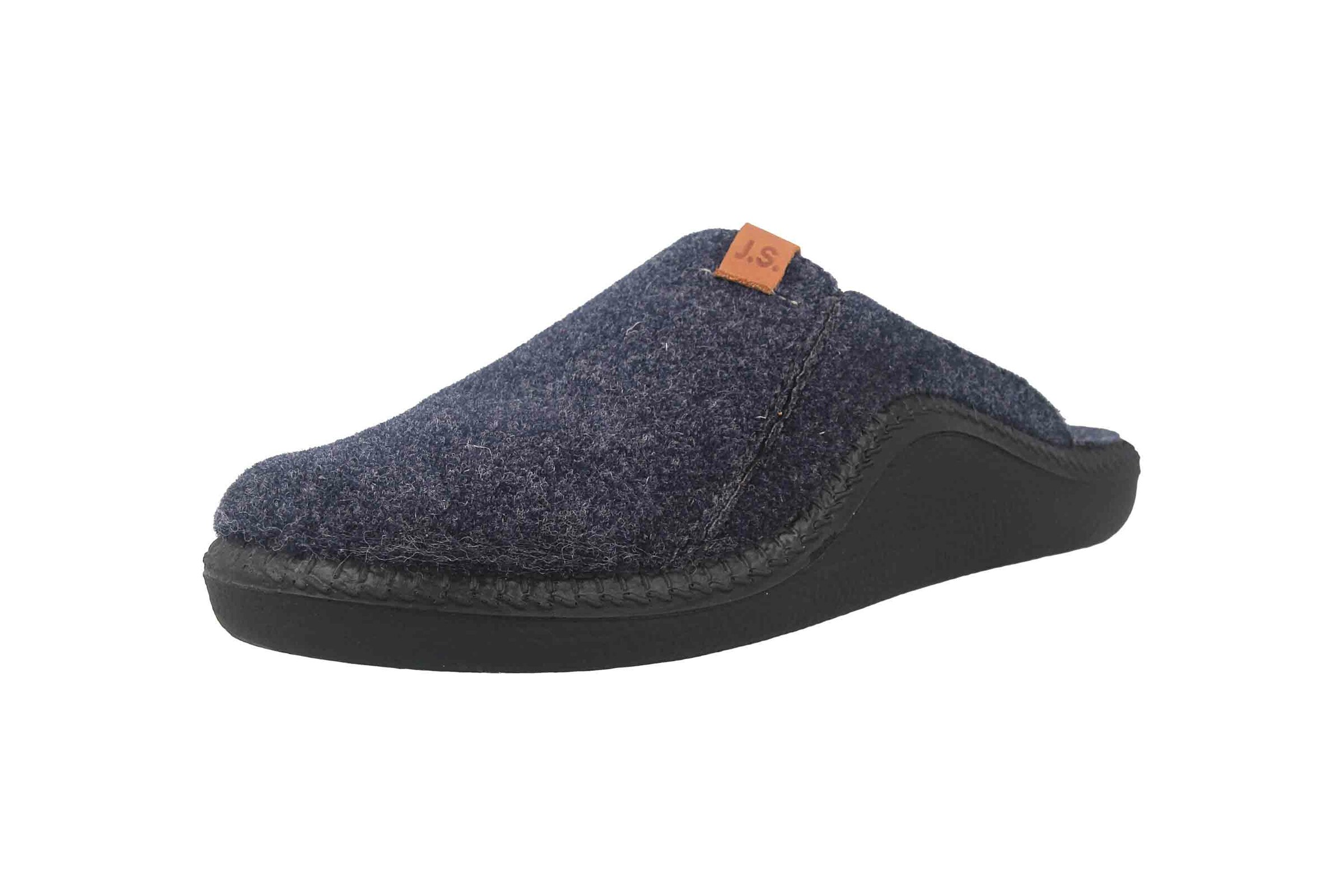 JOSEF SEIBEL Hausschuh in Blau: Vorderseite