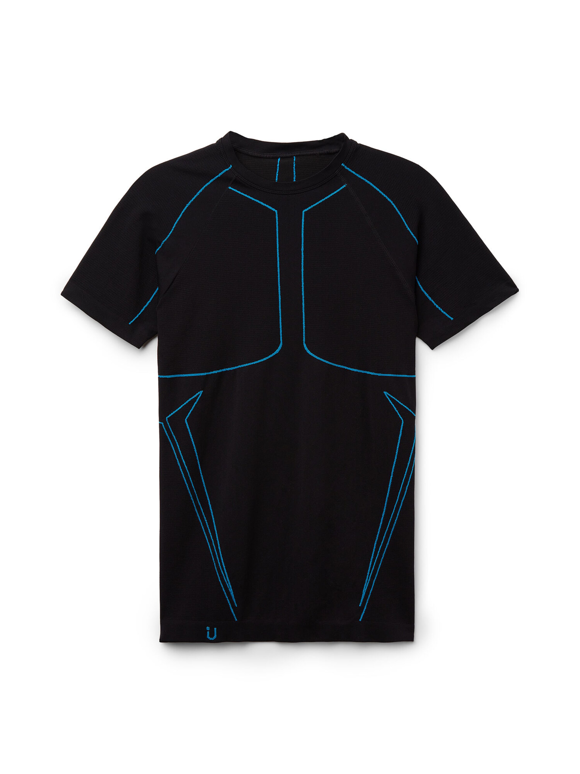 IUMAN Intimissimi Uomo Funktionsshirt in Schwarz: Vorderseite