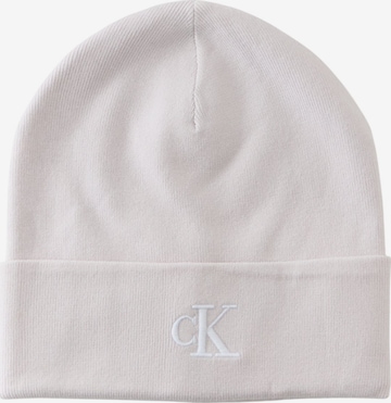 Calvin Klein Mütze in Grau: Vorderseite