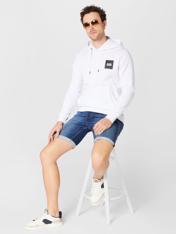 JACK & JONES كنزة رياضية 'Lock' بلون أبيض