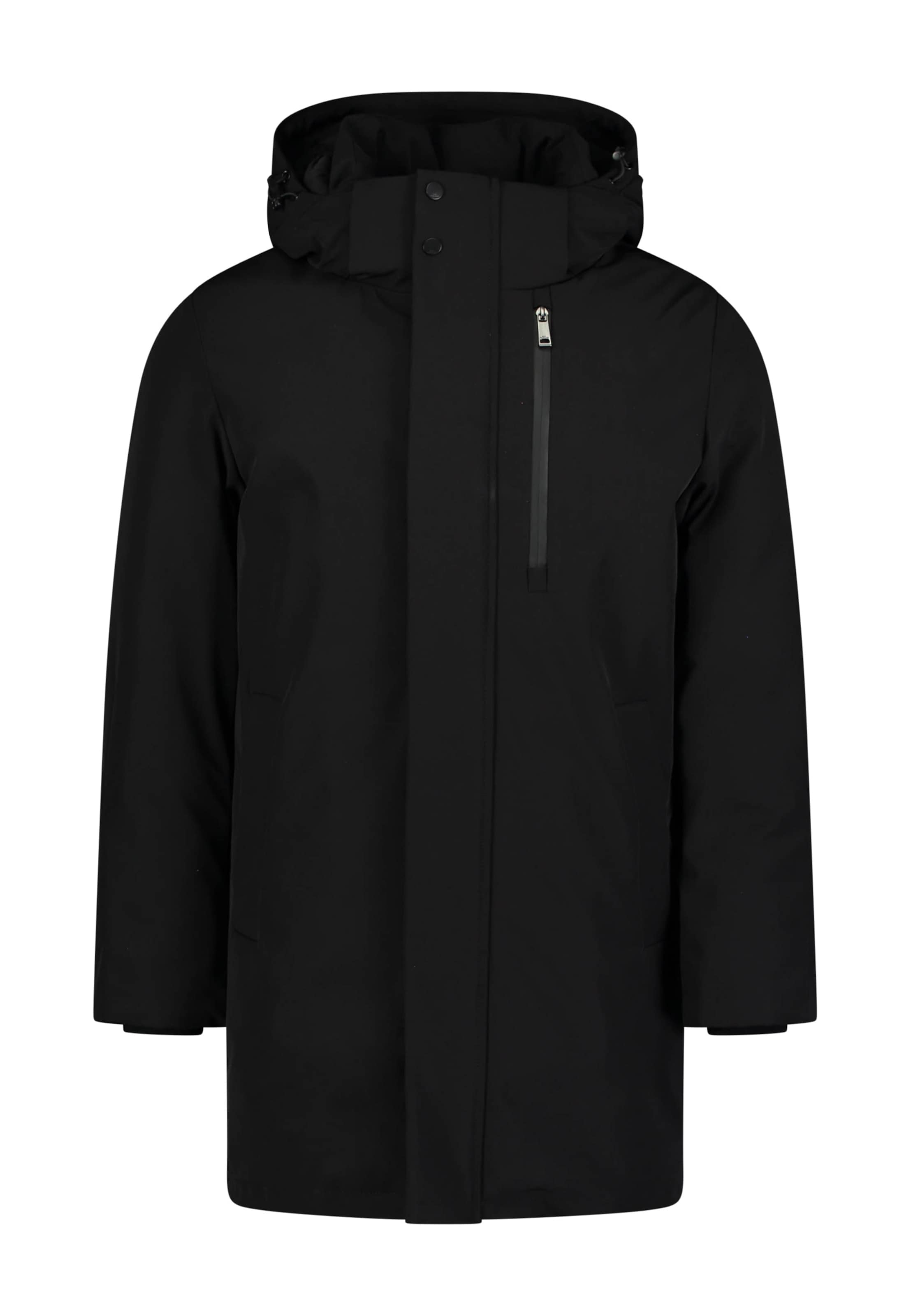 ROY ROBSON Mantel in Schwarz: Vorderseite