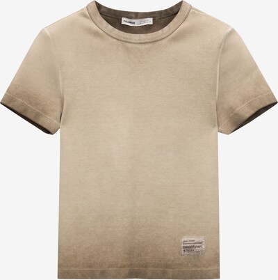 Pull&Bear Shirt in beige / dunkelbeige, Produktansicht