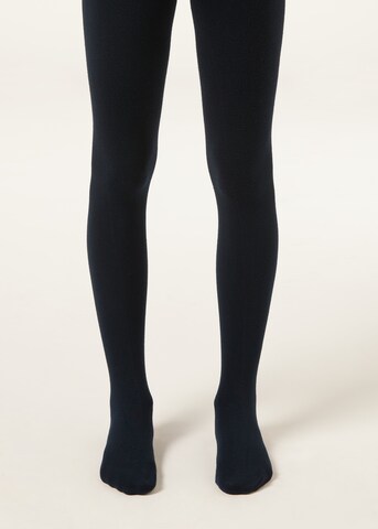 CALZEDONIA Tights in Blue