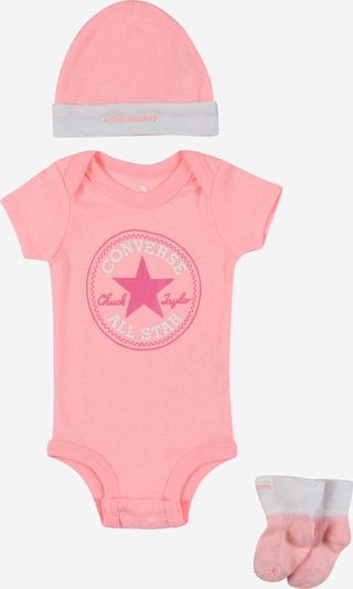 Rinkinys iš CONVERSE, spalva – šviesiai pilka / rožinė / šviesiai rožinė, Prekių apžvalga