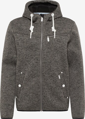 ICEBOUND Fleece Jacket in Grey: front