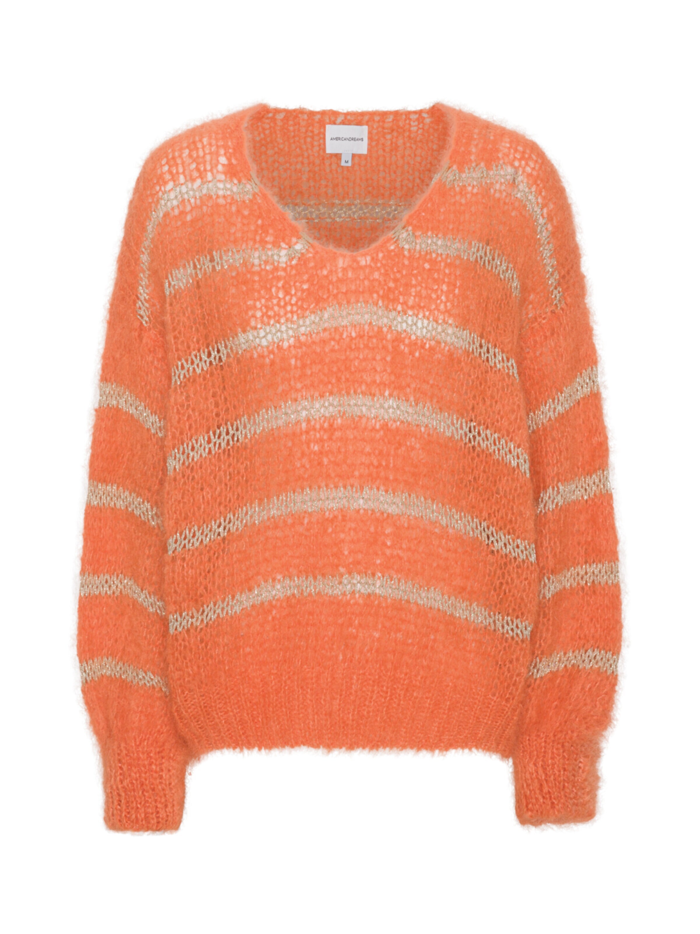 americandreams Sweater 'Katie' in Orange: front