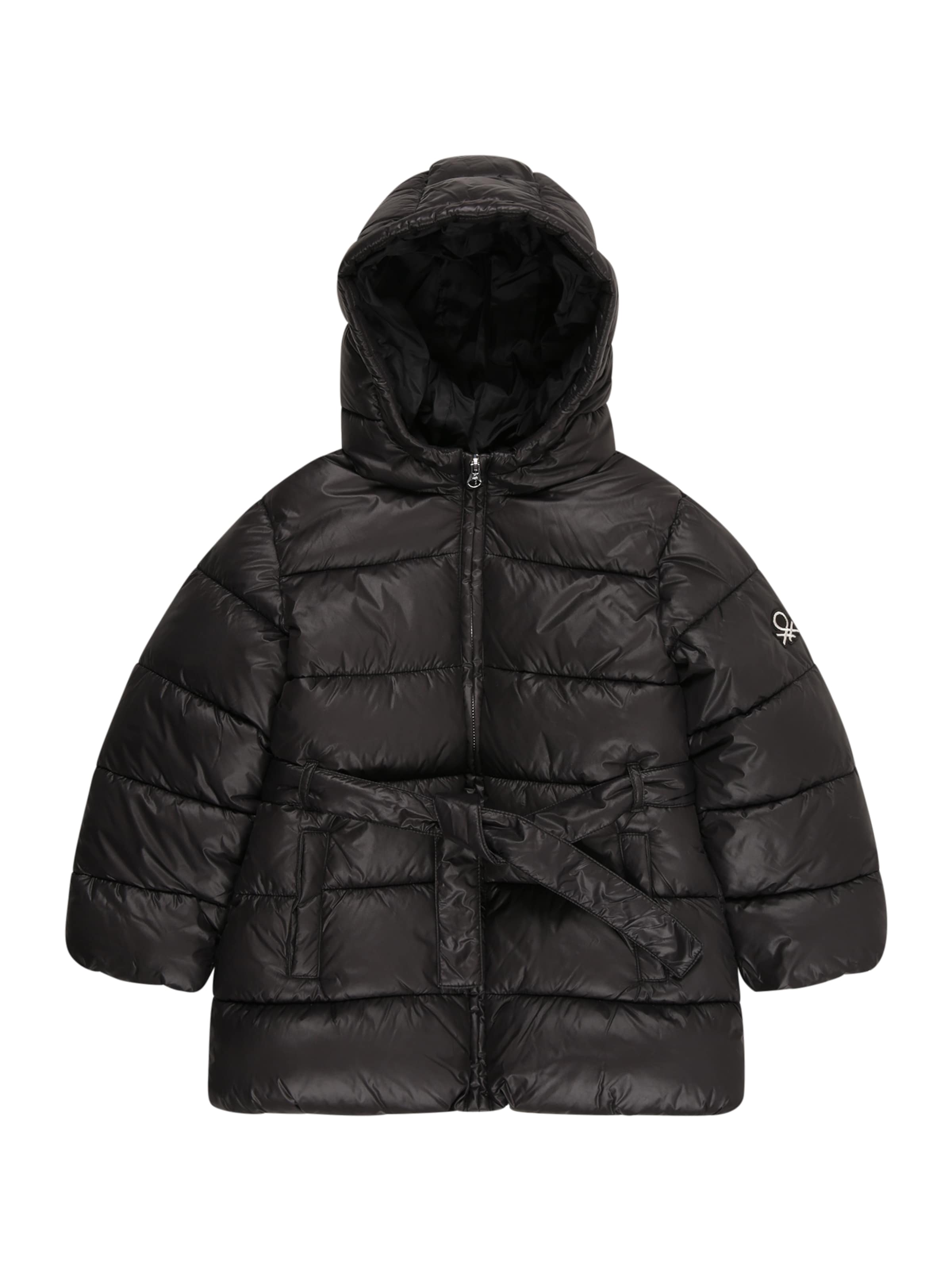 UNITED COLORS OF BENETTON Kurtka zimowa w kolorze czarny: przód