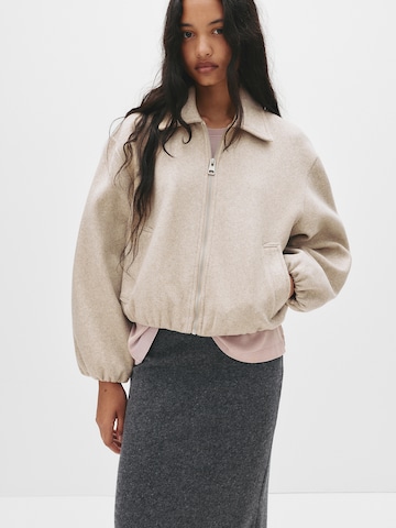 Pull&Bear Between-season jacket in Beige: front