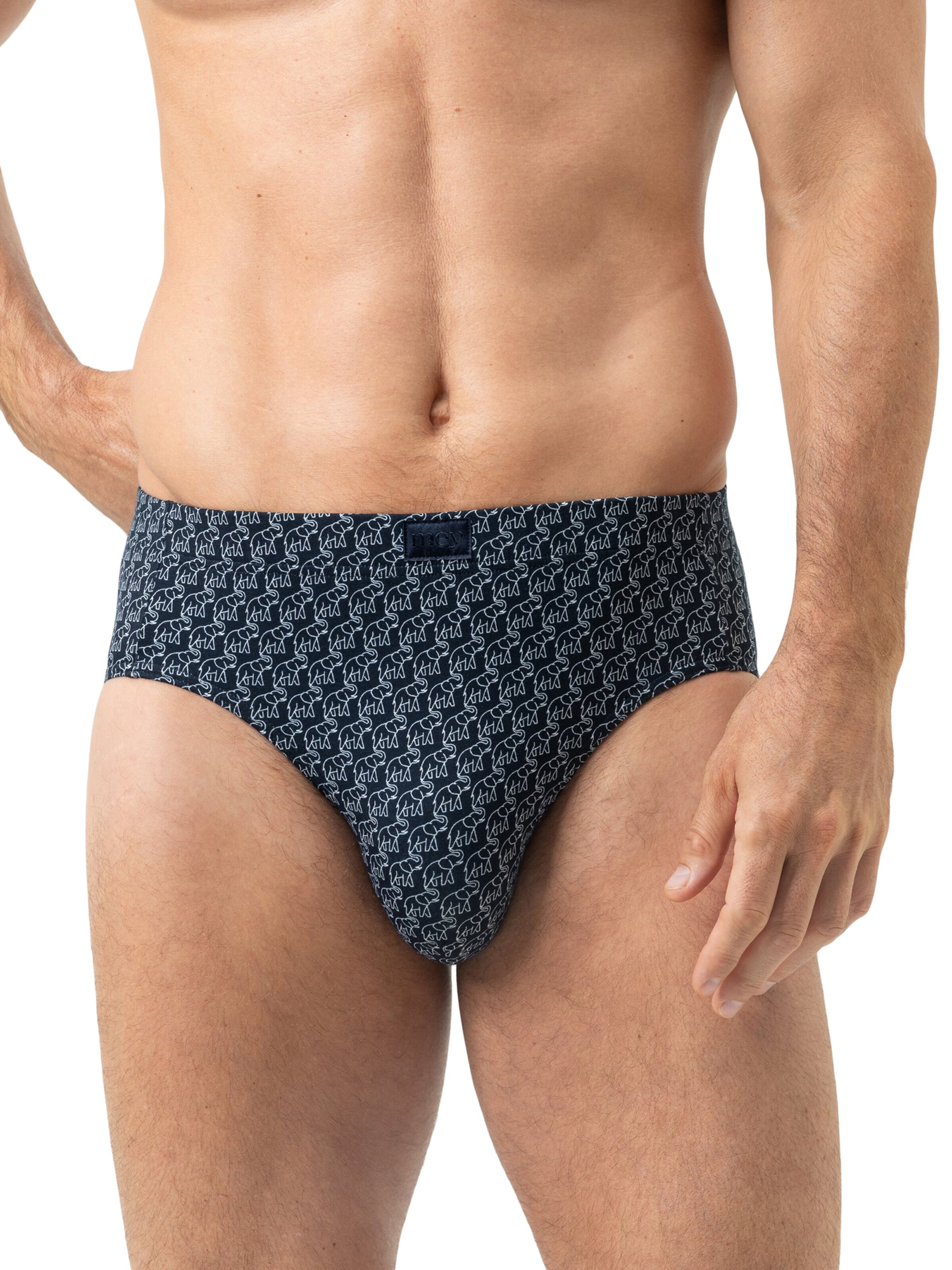 Mey Slip 'Elephant Walk' in Blauw: voorkant