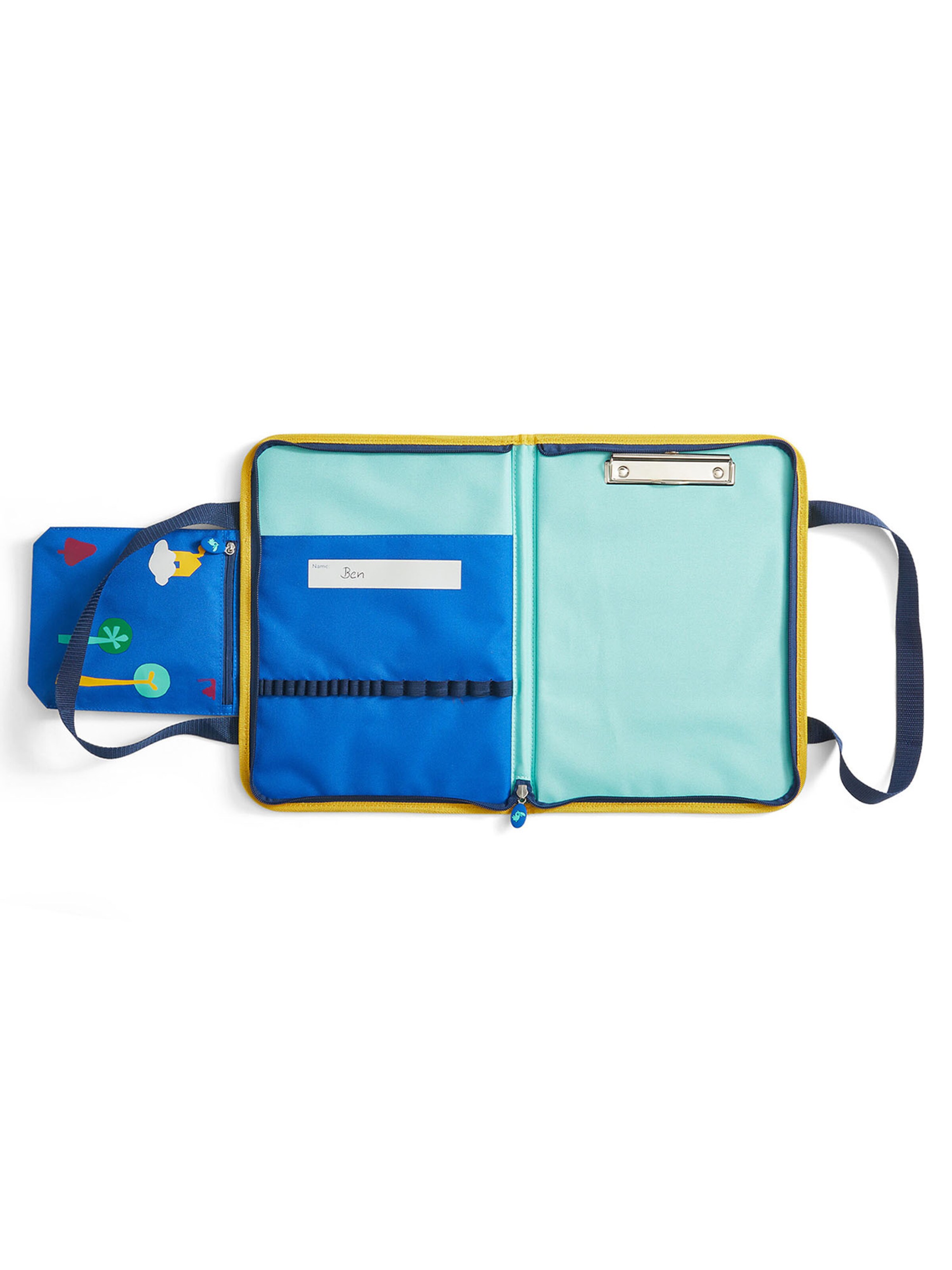 HABA Kinderkoffer ' Schranktrolley 2 Rollen und Kreativtasche ' in Blau