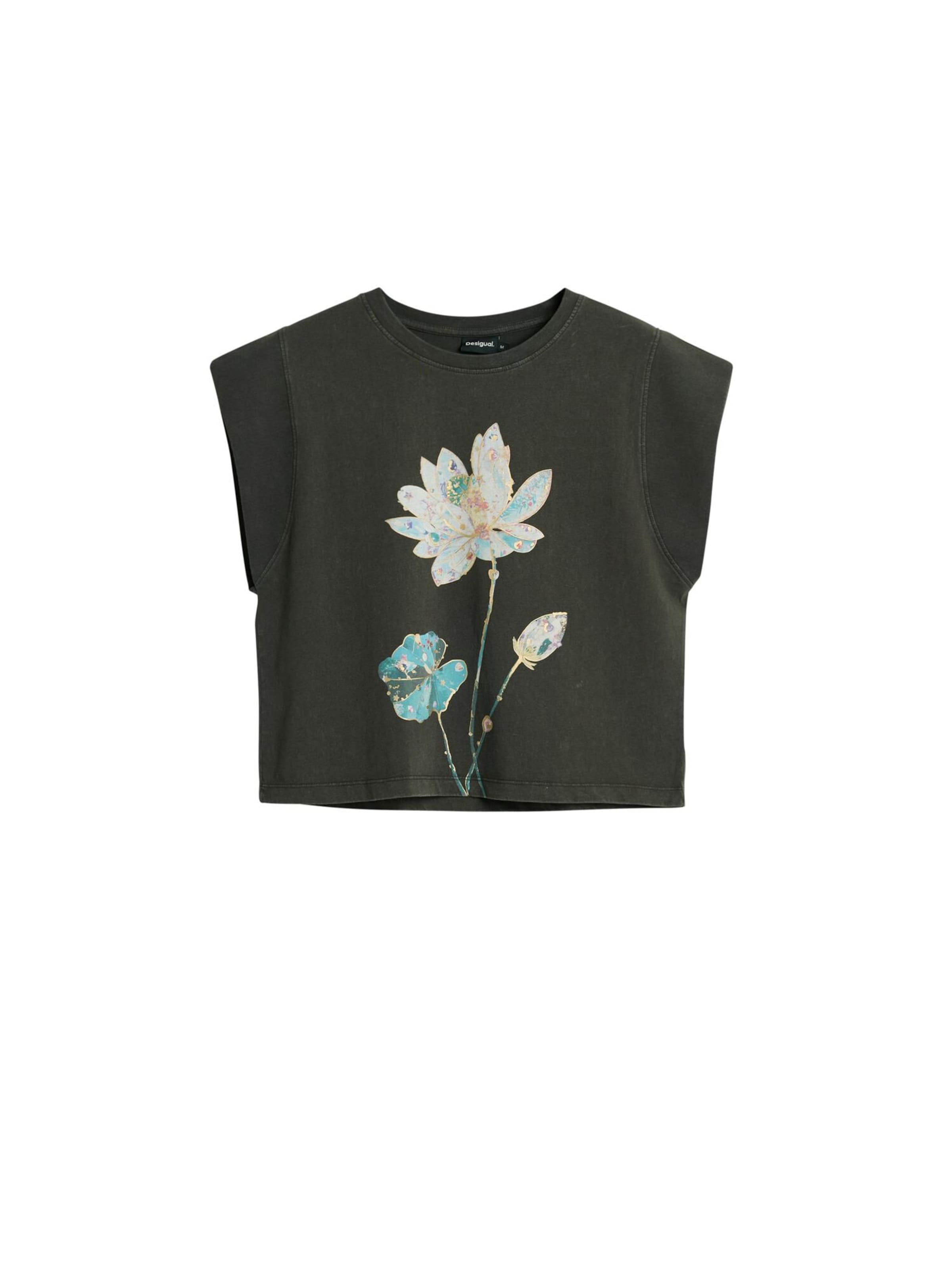Desigual T-Shirt in Schwarz: Vorderseite