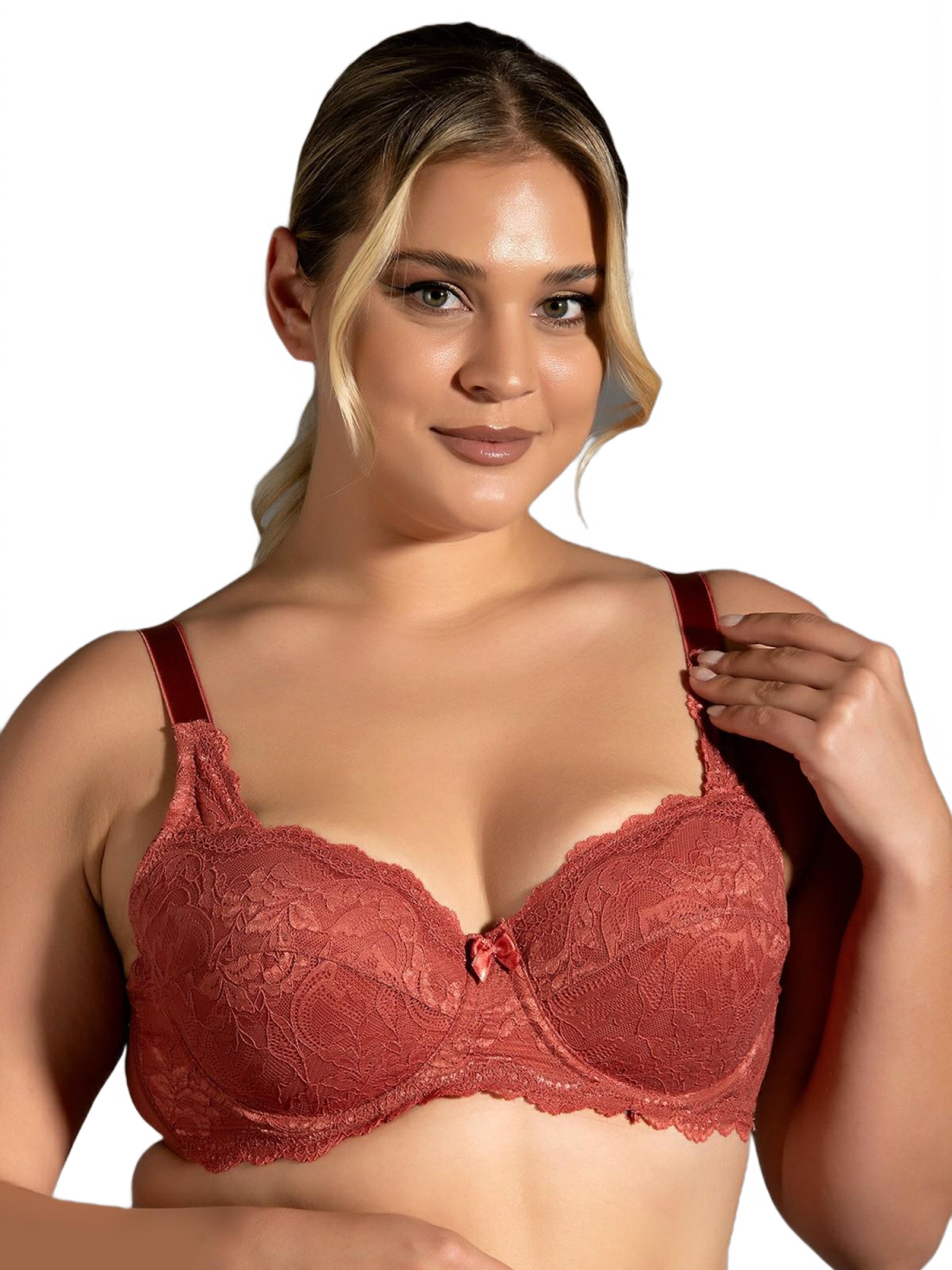 C&City Push-up BH in Rood: voorkant