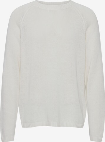 !Solid Sweater 'Sdfabio' in White: front