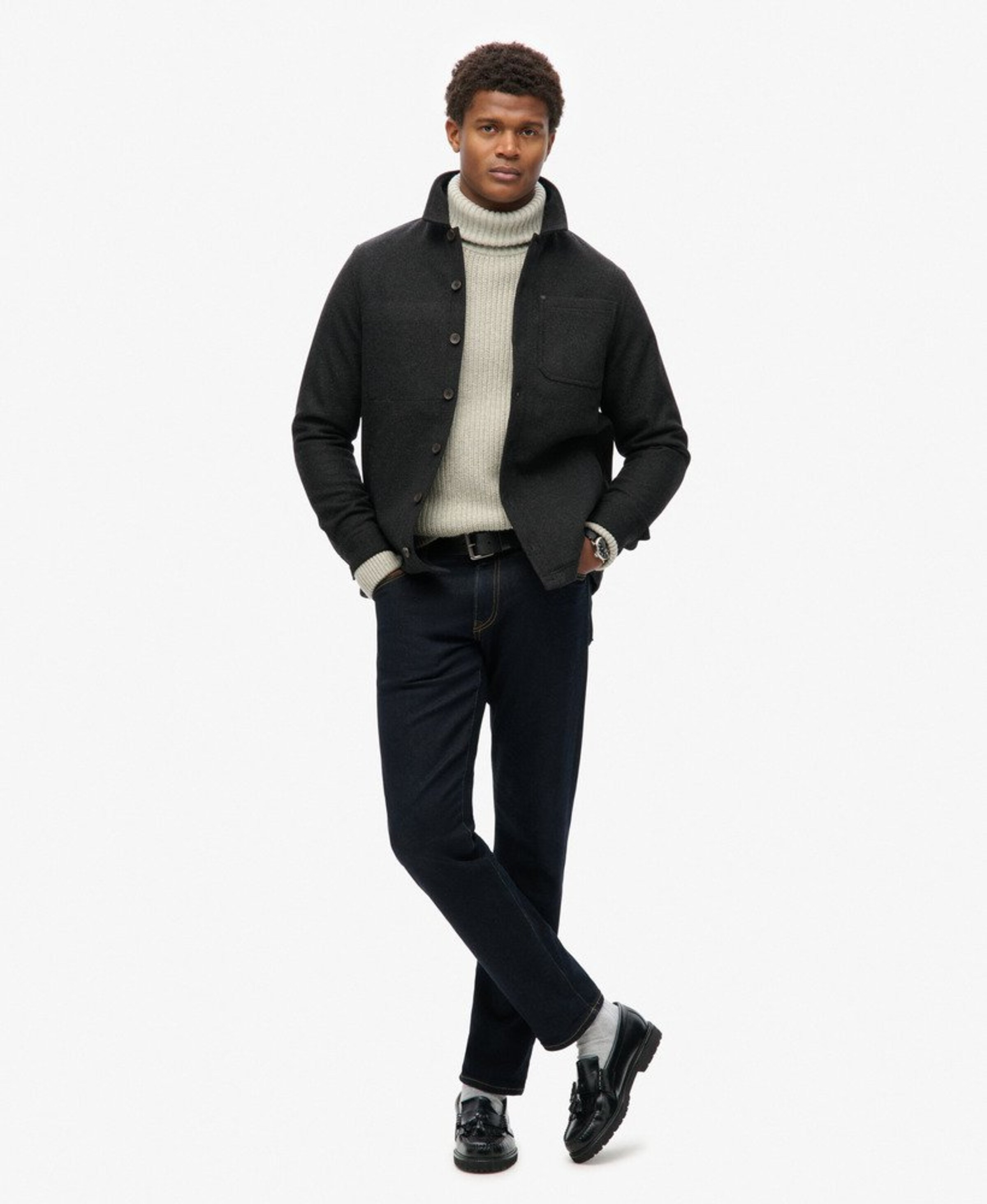 Superdry Übergangsjacke in Schwarz