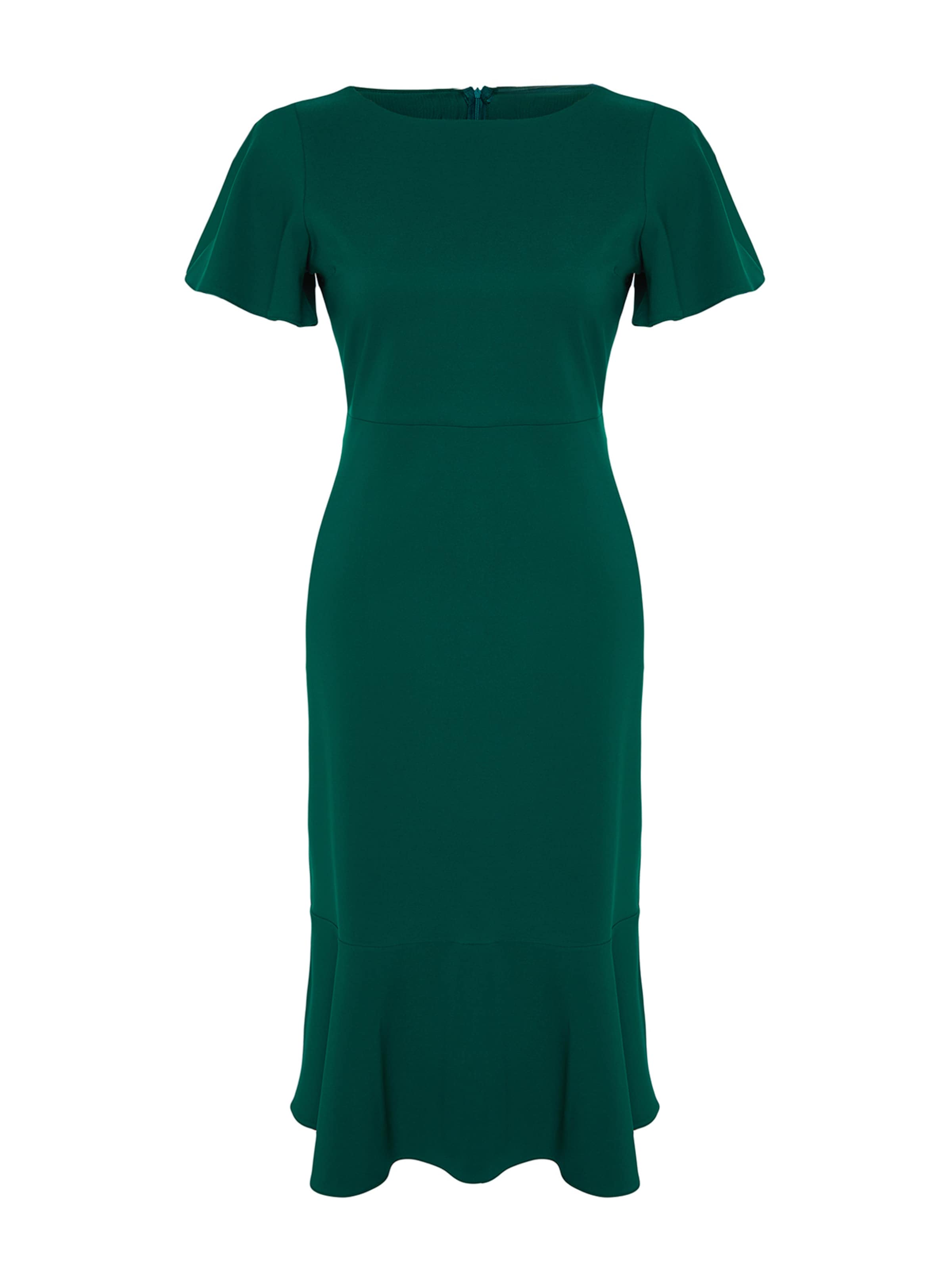 Robe Trendyol Curve en vert : devant