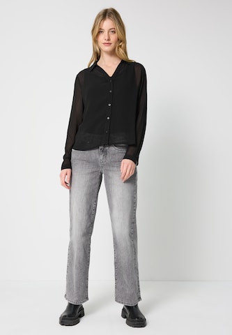 Street One Studio Bluse in Schwarz