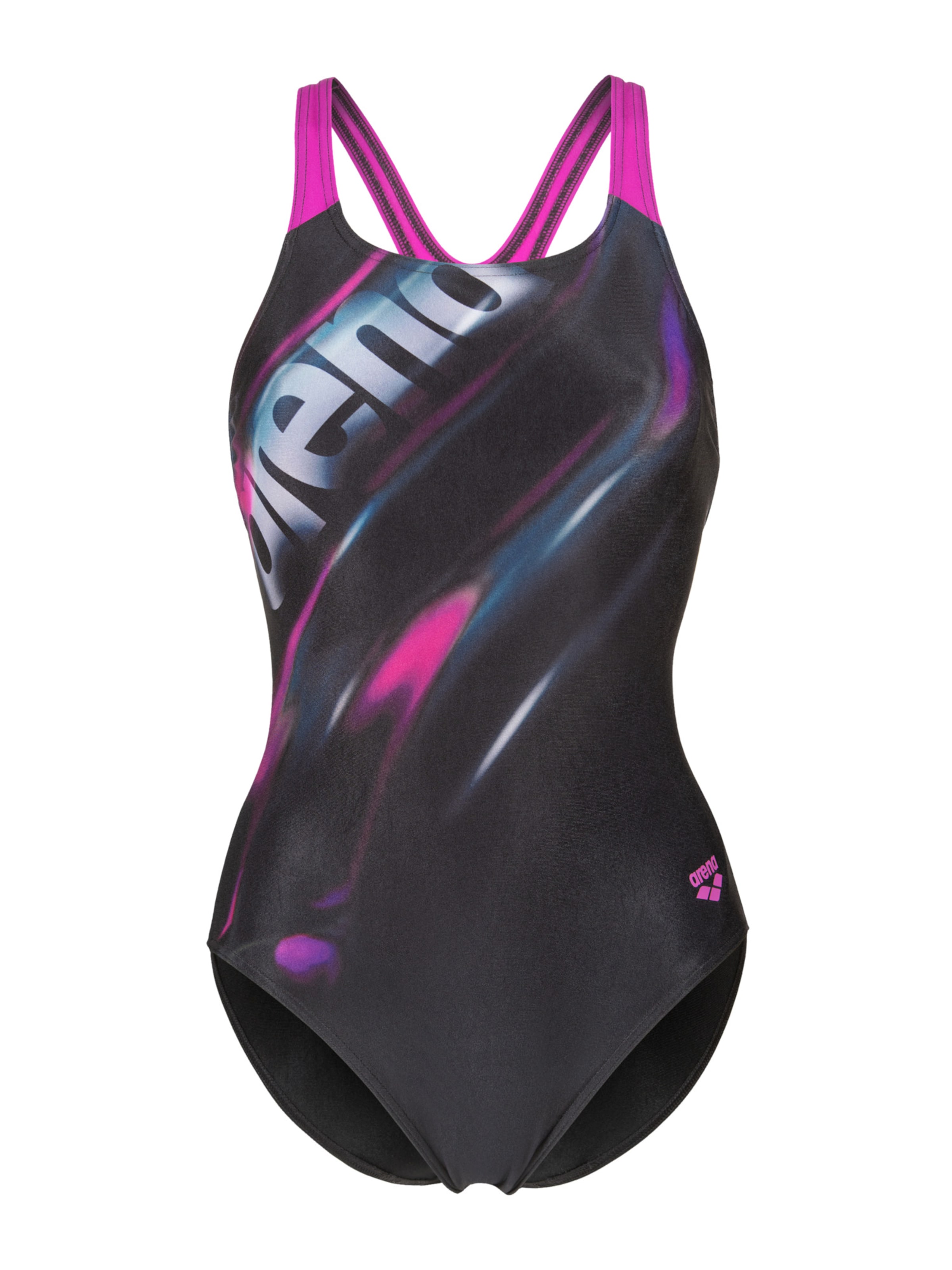 ARENA Bustier Badeanzug 'Placement Pro Back' in Schwarz: Vorderseite