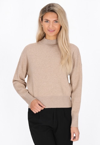 usha BLACK LABEL - Pullover em bege: frente