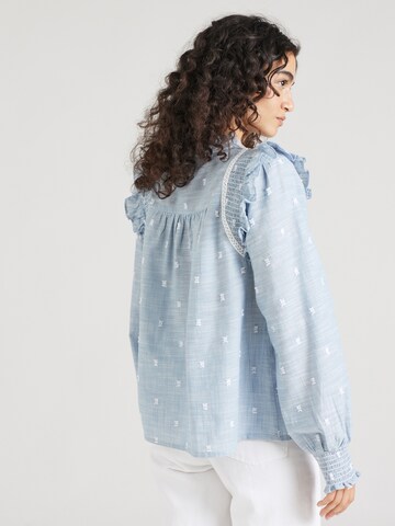 YAS Blouse 'YASISABEL' in Blauw