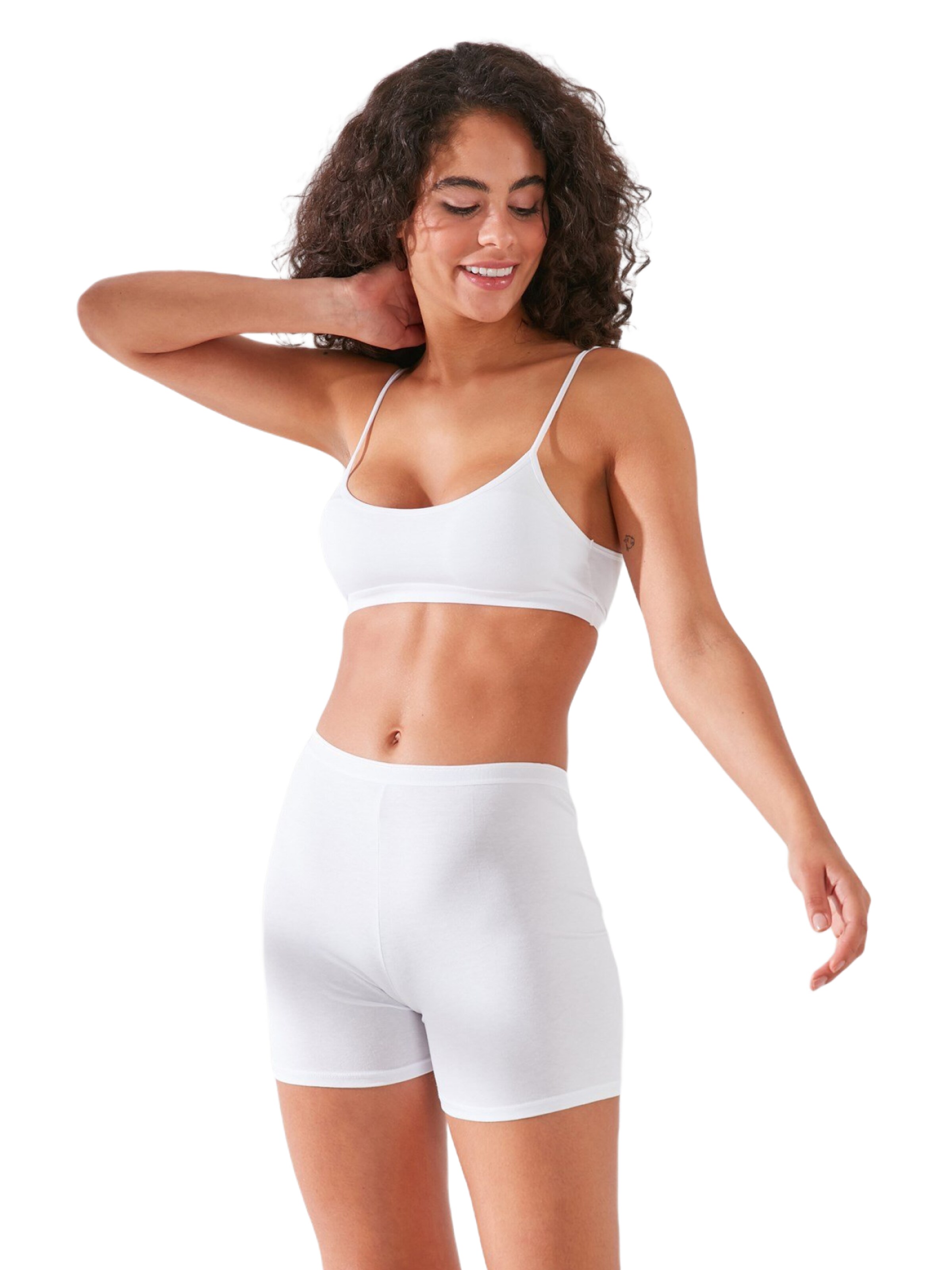 C&City Skinny Leggings in Wit: voorkant