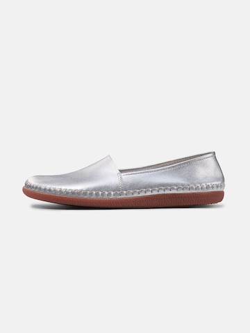 BÄR Classic Flats 'Charlie' in Silver: front