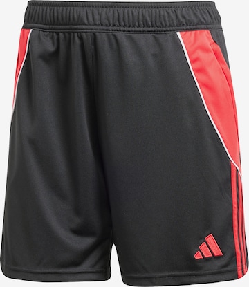 ADIDAS PERFORMANCE Sportshorts 'Tiro 24' in Schwarz: Vorderseite