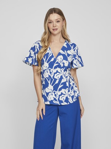 VILA Blouse in Blauw: voorkant