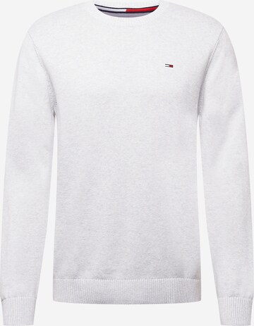 Tommy Jeans Pullover 'Essential' in Grau: predná strana