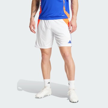 ADIDAS PERFORMANCE Обычный Спортивные штаны 'Tiro 24' в Белый: спереди