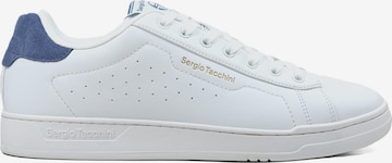 Sergio Tacchini Platform trainers 'Capri' in White: front